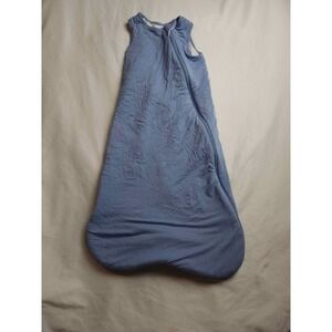 Hapiu Sleep Sack Baby Wearable Blanket Medium 6-18 Months 1.0 Tog Blue Sleeveles